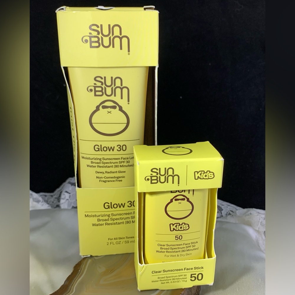 SUNBUM SUNSCREEN SPF 30 & KIDS FACE STICK 50 NEW